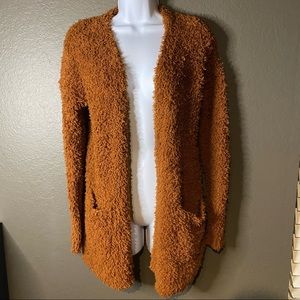 Pink Republic orange cardigan